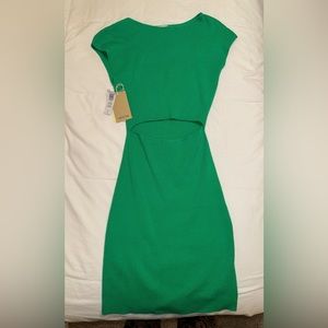 NWT NEVER WORN WILFRED CUT OUT BODYCON MINI DRESS